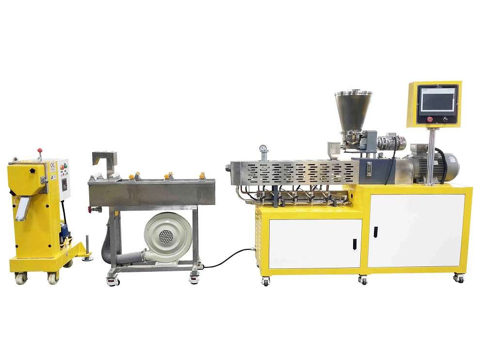 Twin Screw Extrusion Granulation Line- Water Cooled Strips Series ...